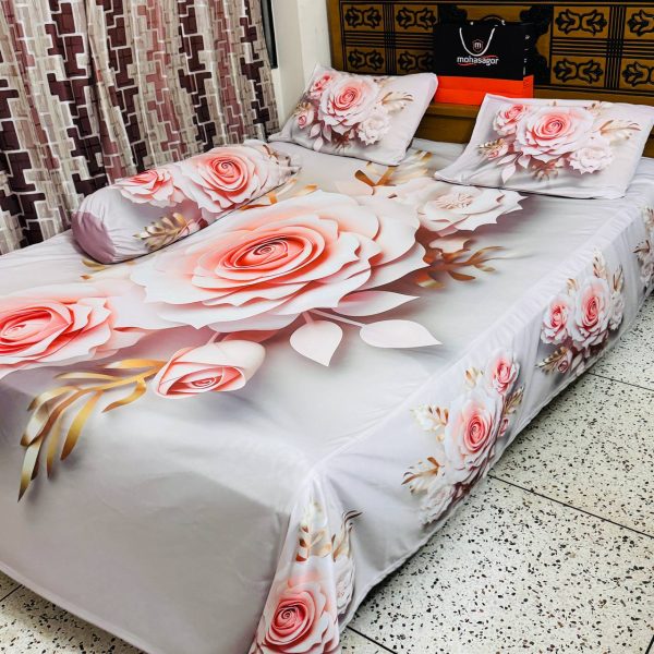 China Premium 3D Design Bed Sheet (1)