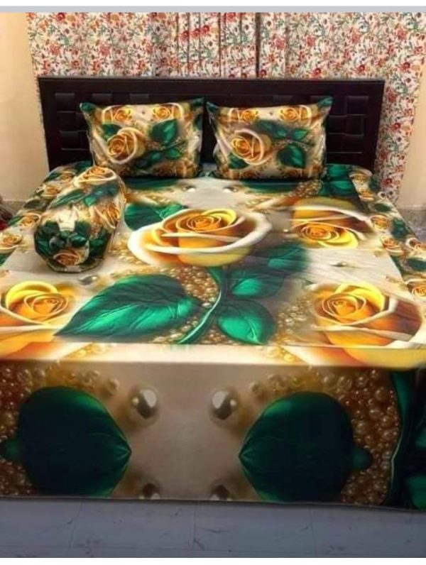 China Premium 3D Design Bed Sheet (2)