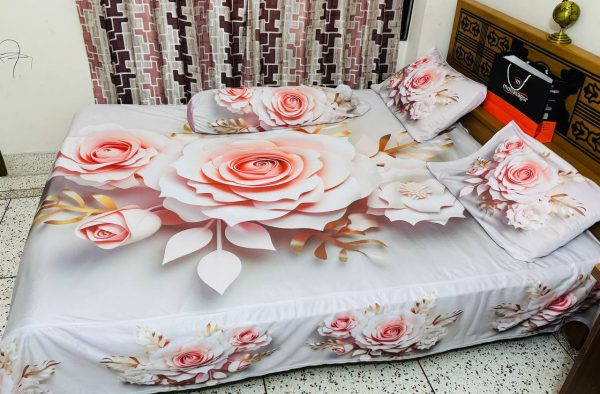 China Premium 3D Design Bed Sheet (3)