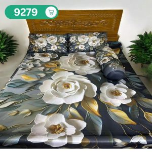 China Premium 3D Design Bed Sheet ☛ 9279